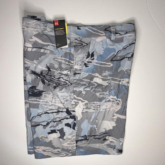 NWT Under Armour UA Men Storm Fish Hunter Cargo Shorts GRAY 1300047 926 … - Picture 5 of 6